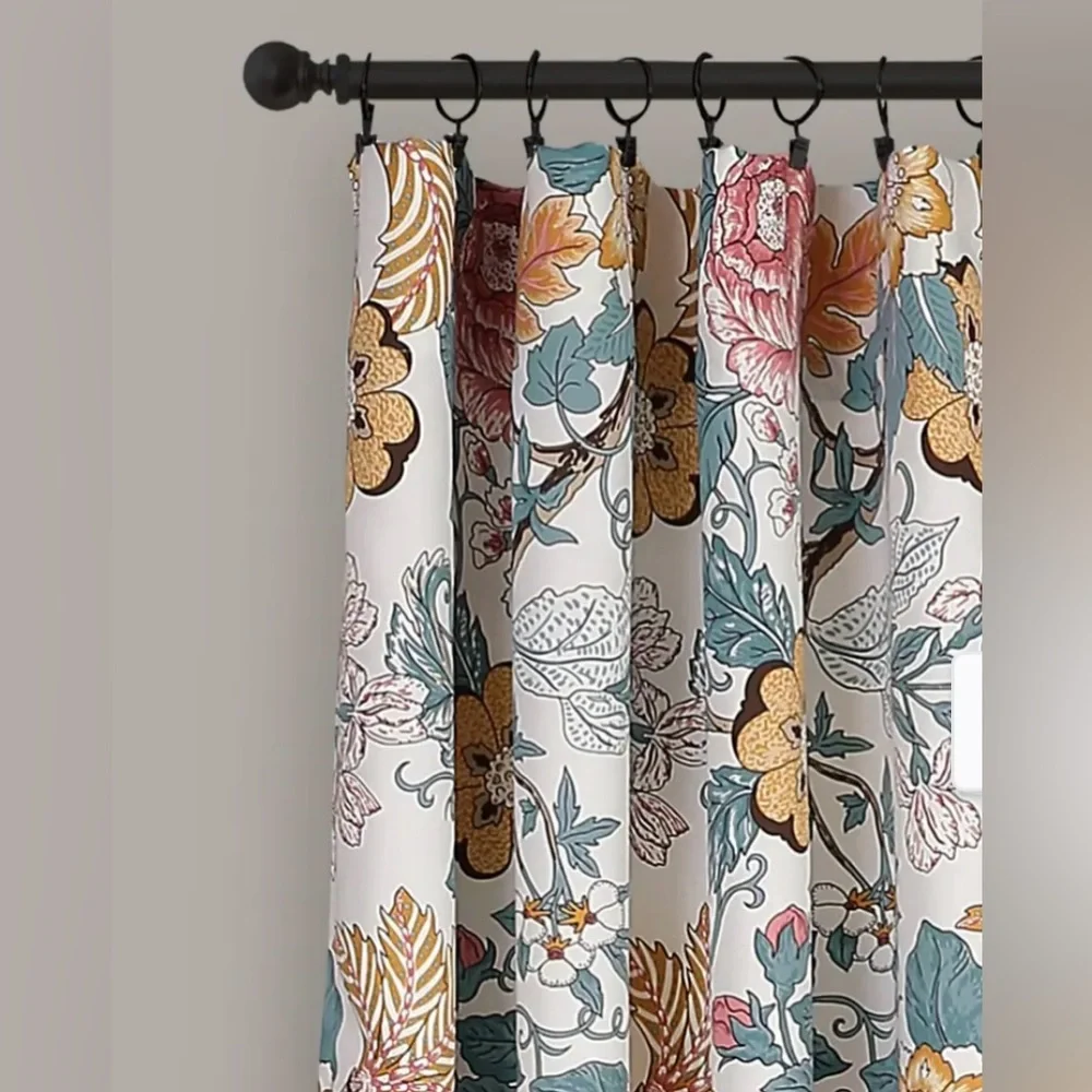 The Curated Nomad Chorro Room Darkening Curtain Panel Pair 95”